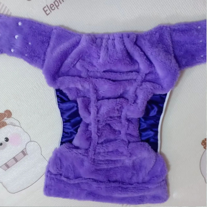 Diapering - Бархатные трусы с кроличьей норкой ABDL