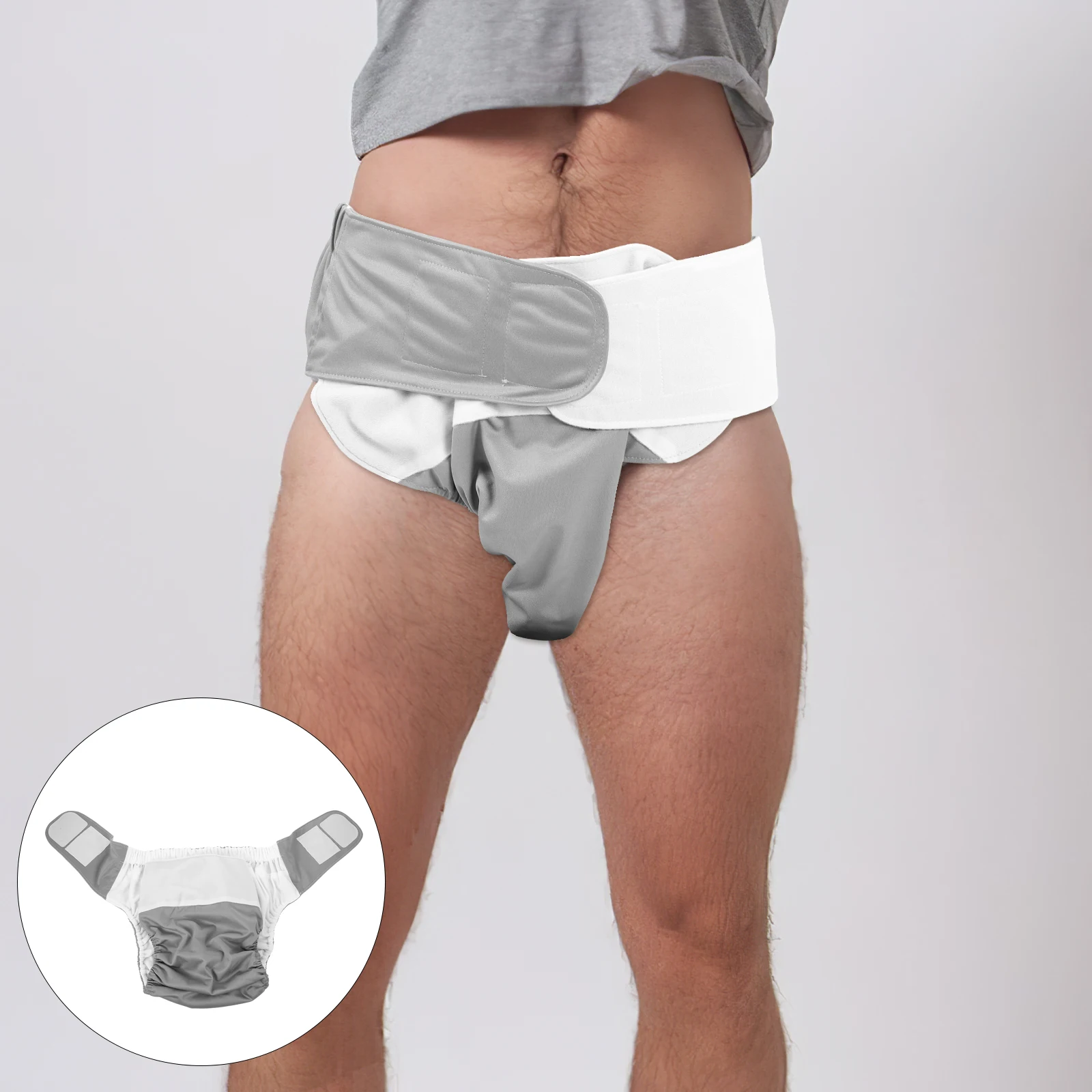 Diapering - Подгузник для взрослых, моющийся, многоразовый, герметичный,