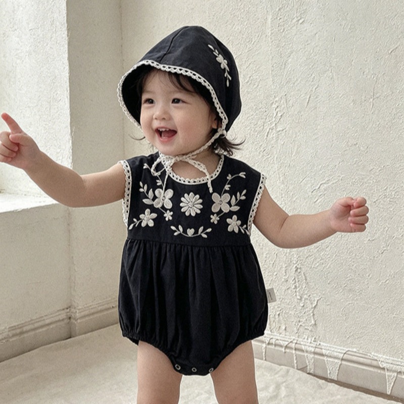 Летний комбинезон ZOETOPKID дл – обзор и цена Baby Summer Linen Sleeveless Jumpsuit