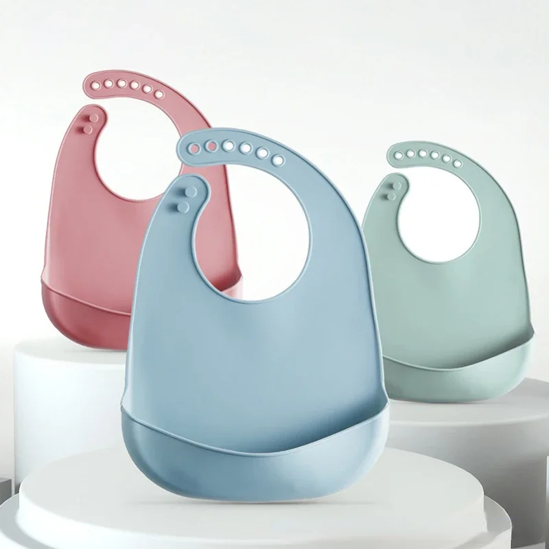 1-4 шт. Детские регулируемые в – обзор и цена Waterproof Baby Bibs Silicone